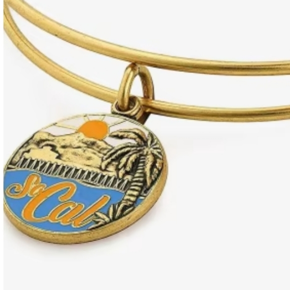 Alex and Ani SoCal Charm Bangle Bracelet | Rafaelian Gold | NWT| California - Picture 2 of 3